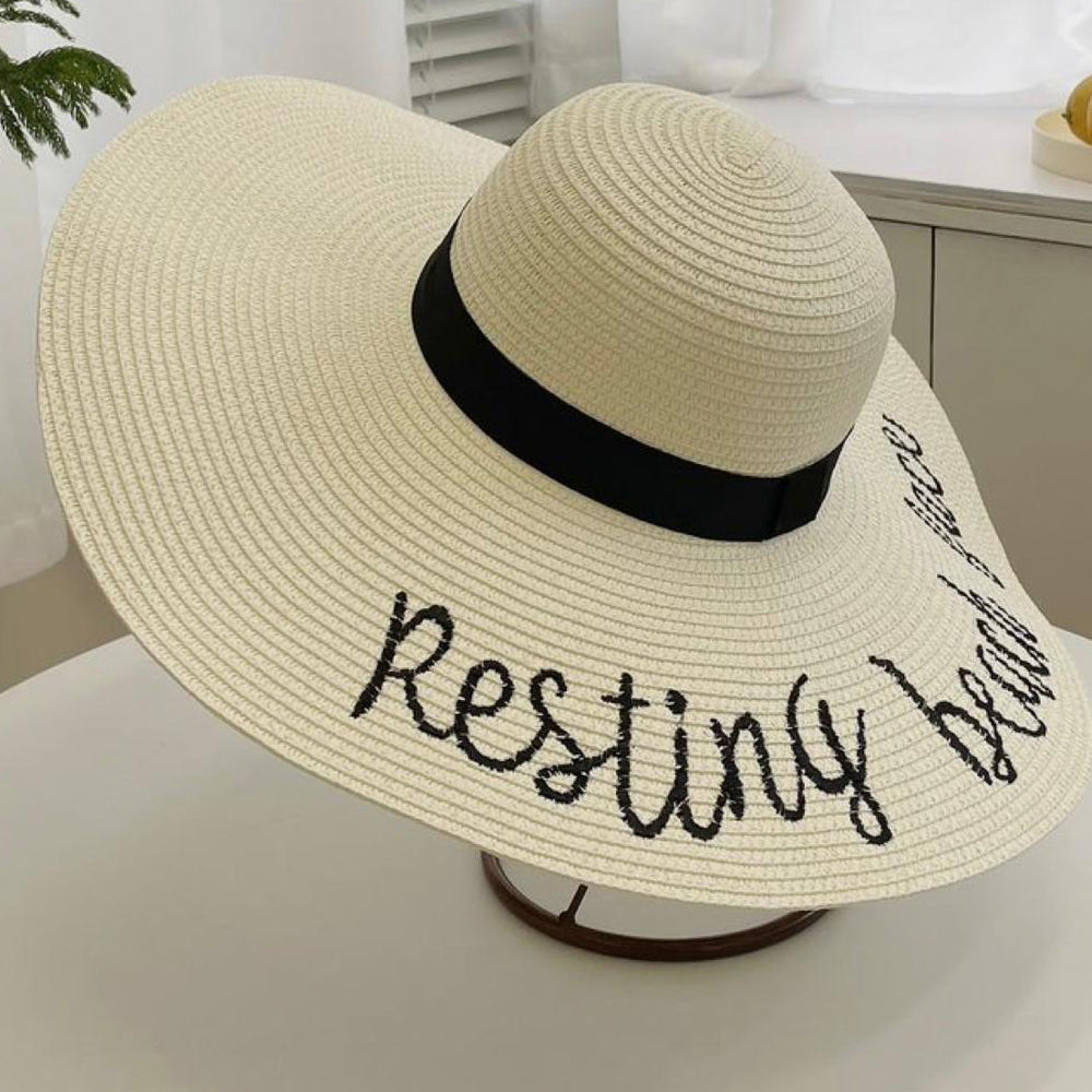 Resting Beach Face Hat