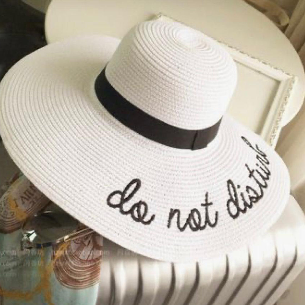 Do not store disturb summer hat