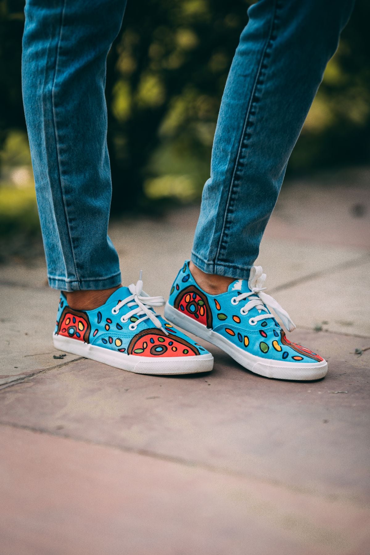 Blue doughnut sprinkle ( lace)