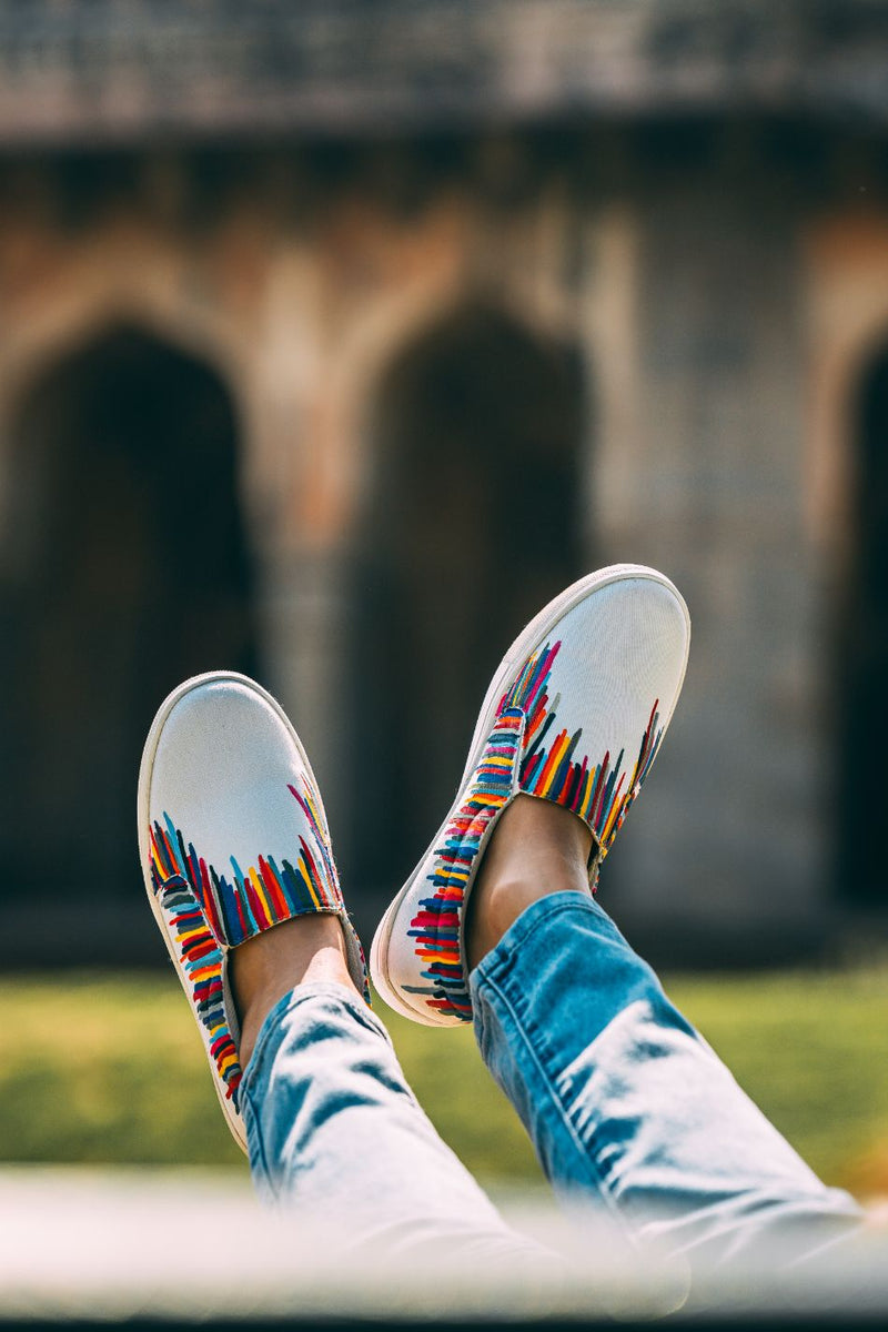 Colourful stripe – FEET ME UP