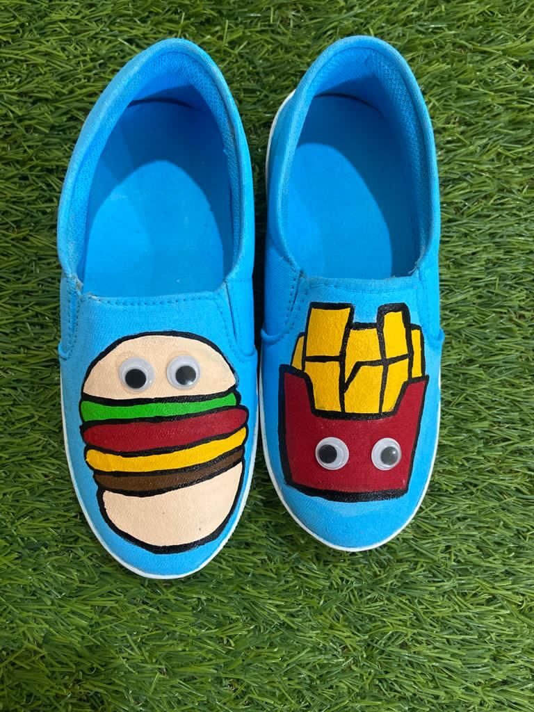Burger fries shoe