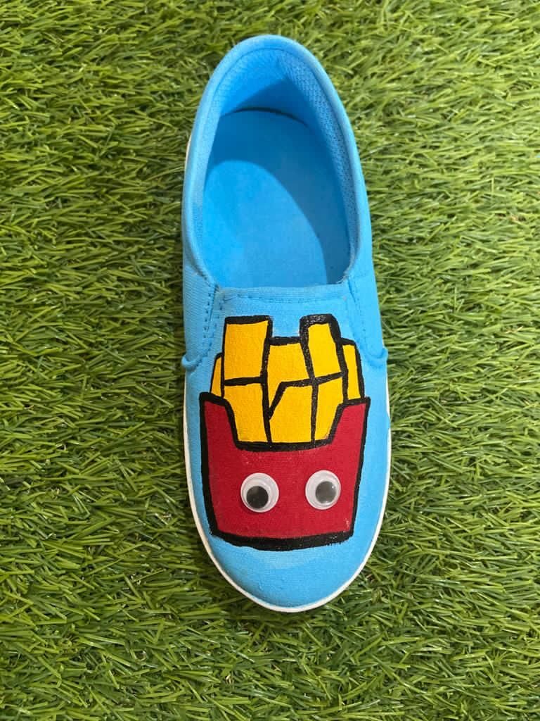 Burger fries shoe