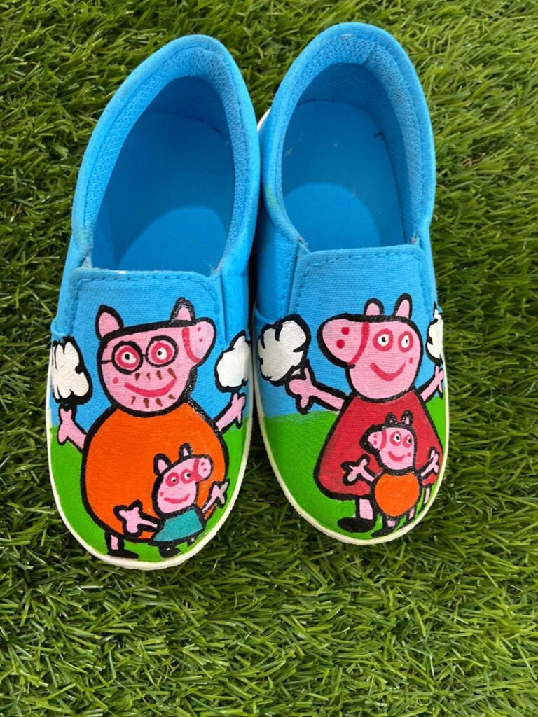 Rainbow unicorn shoe