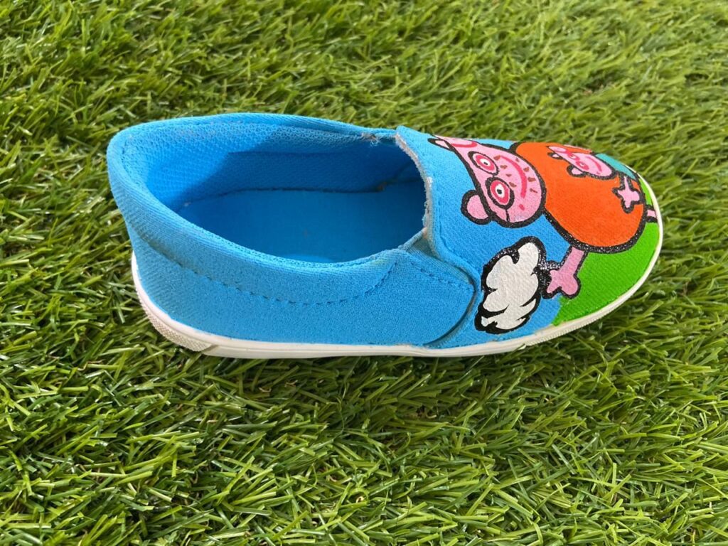 Rainbow unicorn shoe
