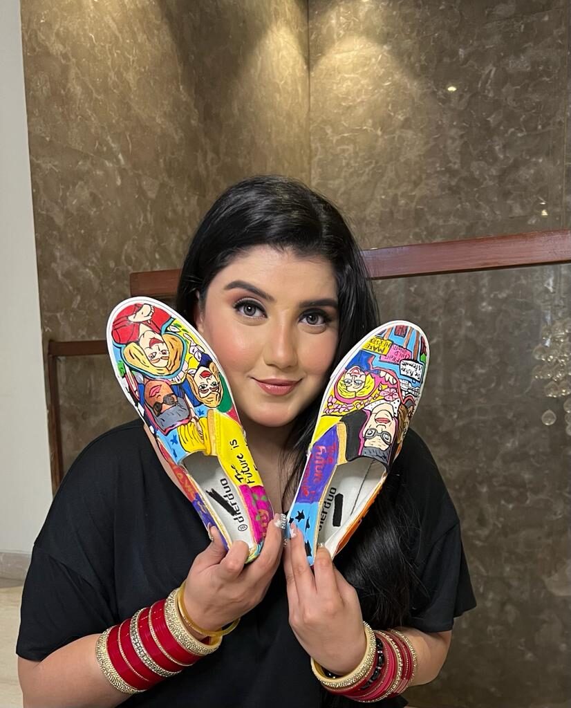 The future is her story shoe